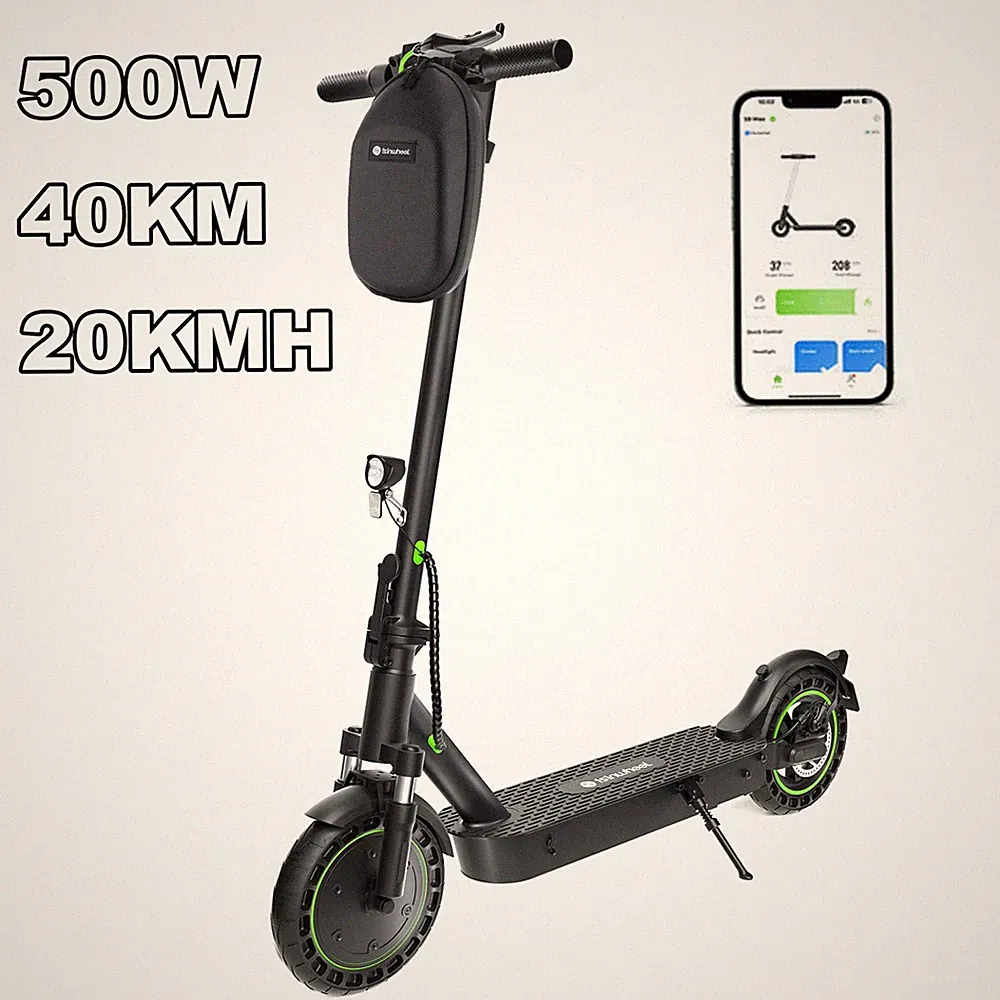 10 Zoll E-Scooter Mit Straßenzulassung ABE Faltbar Elektroroller APP bis 40KM