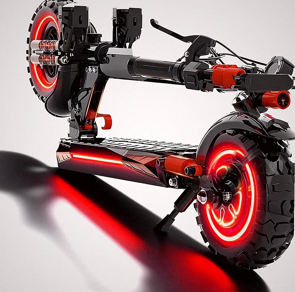 11 Zoll E-Scooter Elektroroller J11 MAX Off-road 48V/18Ah Akku Faltbar E-Roller