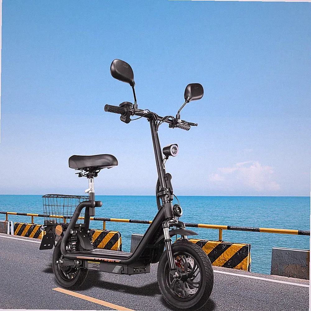 12" Elektroroller 48V 13AH Mit Straßenzulassung Scooter mit Sitz TWOFISH M5 PRO