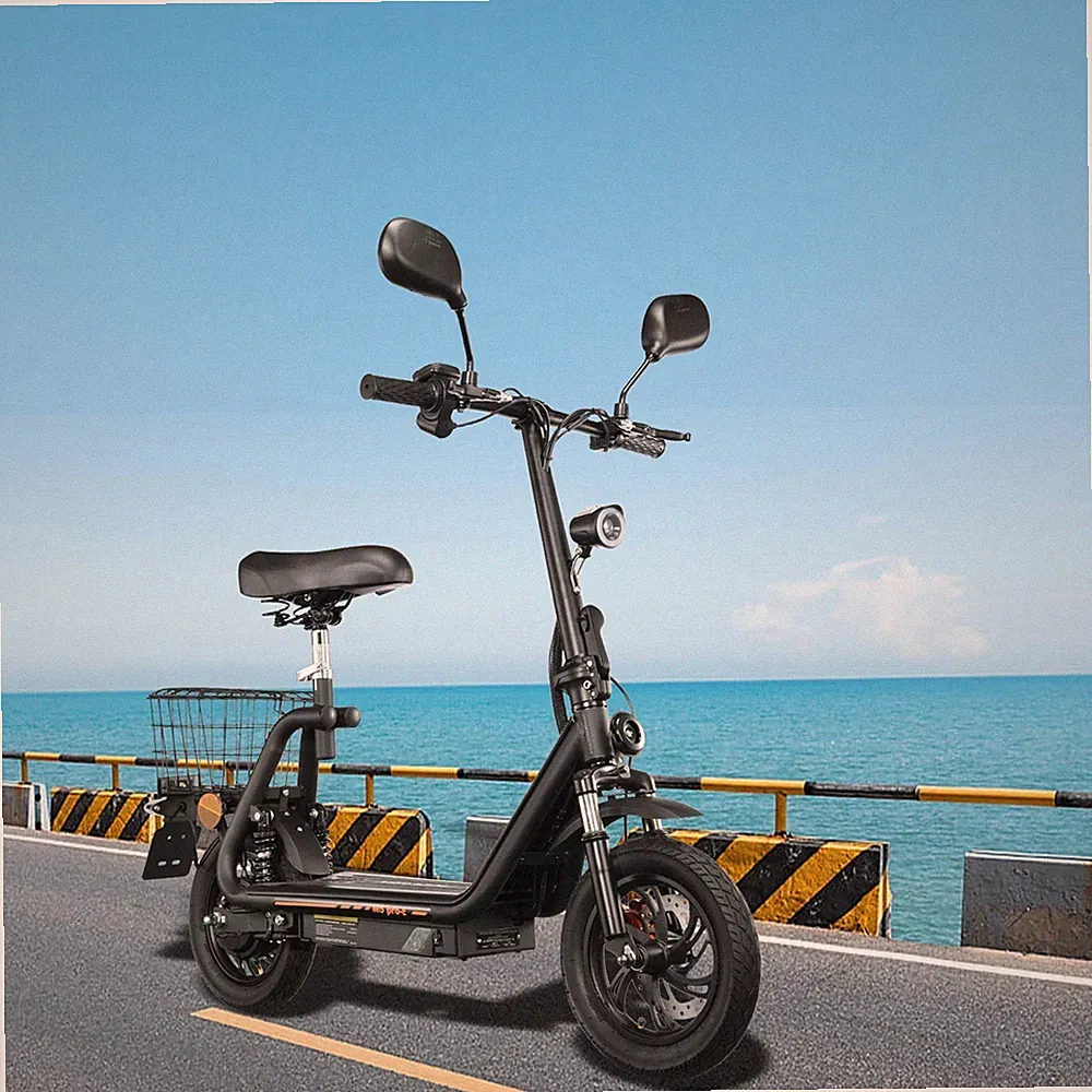 12" Elektroroller48V13AH Mit Straßenzulassung mit Sitz E-Scooter TWOFISH M5PRO-E