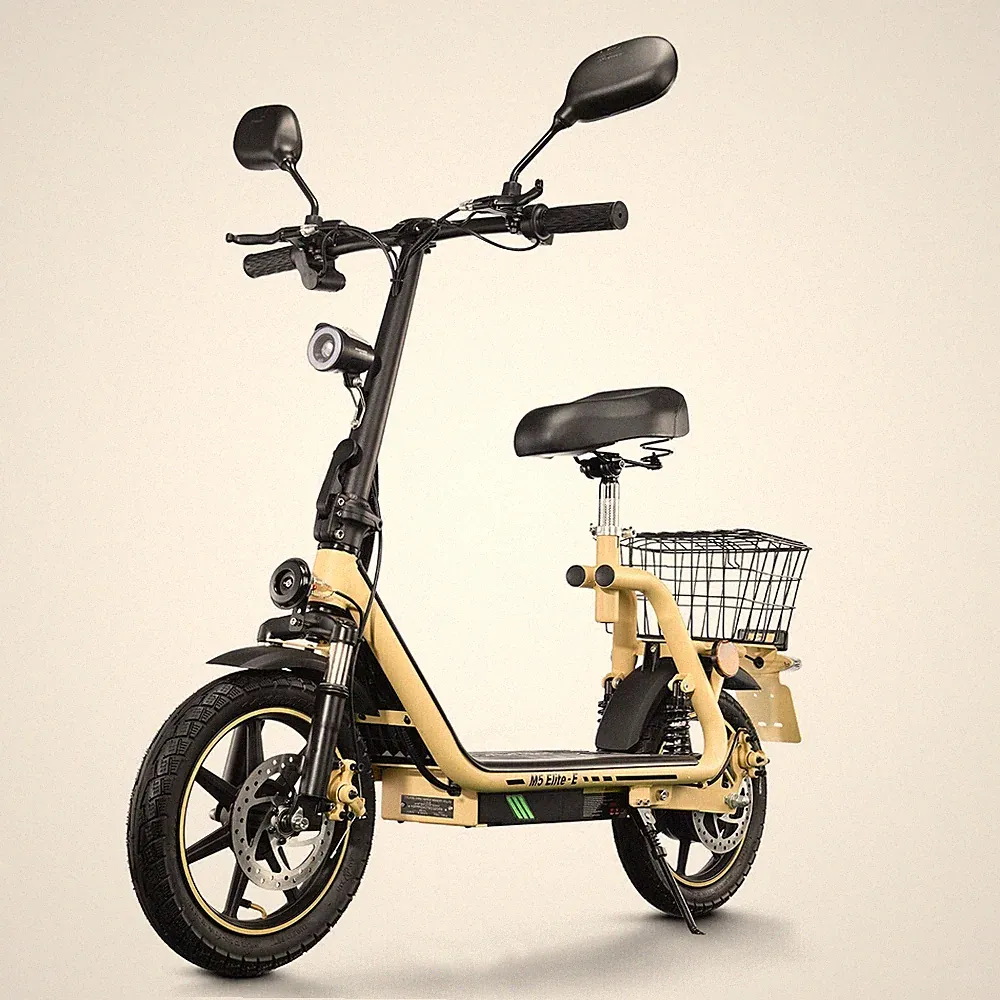 14" Elektroroller,Mit Straßenzulassung & EEC 48V 13AH TWOFISH E-Scooter Mit Sitz
