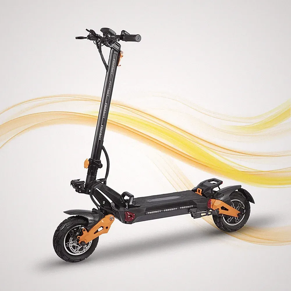 2026 Freeboy 11" E-Scooter 6000W Dual motor 30Ah 80KMH Offroad E-Roller mit Sitz