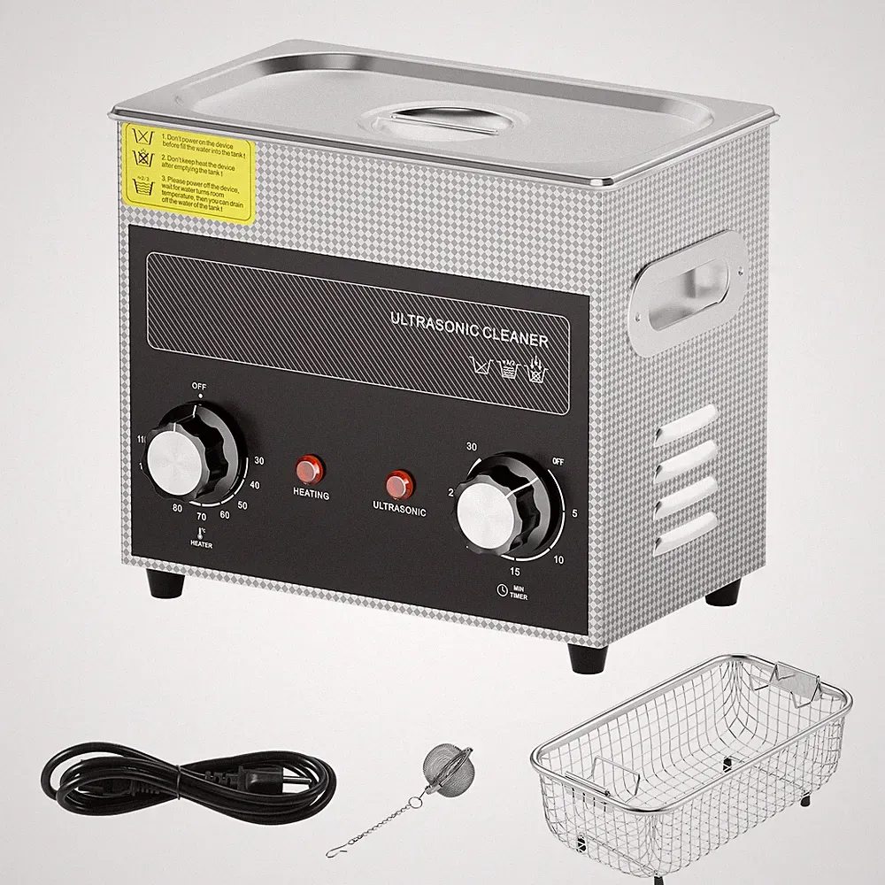 3L Ultraschallreiniger mit Heizungstimer & Korb Digitale Schallmaschine