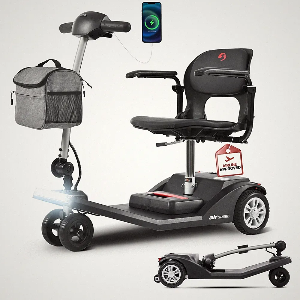 4-Rad Mobilitätsroller 250W Seniorenmobil 12AH Elektroroller Scooter SWEETRICH