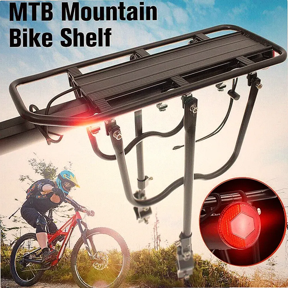 50KG Mountainbike Gepäckträger Alu MTB Fahrradgepäckträger mit Schutzblech DHL