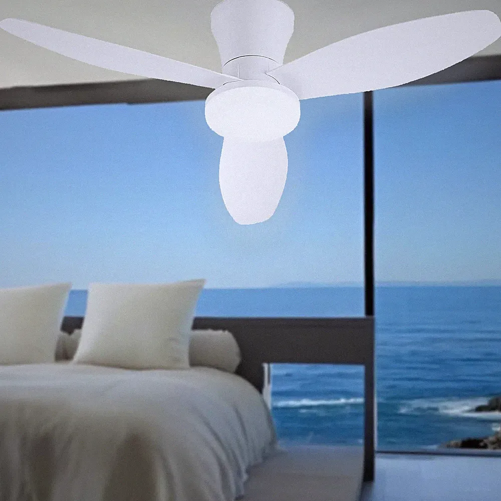 66/95/110 cm Leise Deckenventilator Mit Beleuchtung Und Fernbedienung Dimmbar