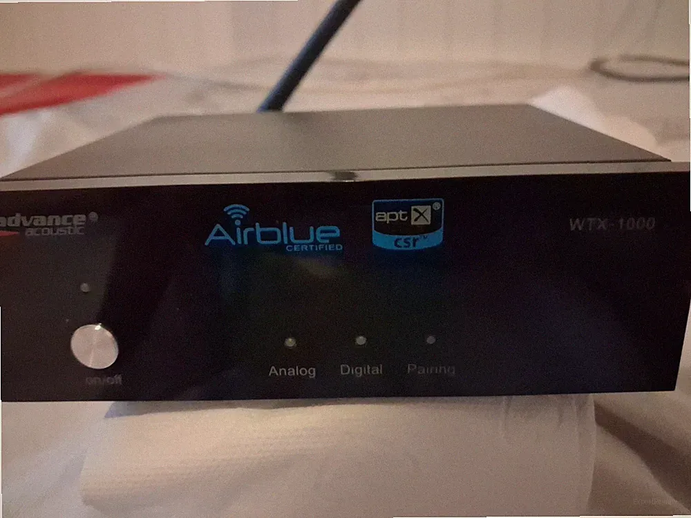 Advance Paris WTX-1000 mit Bluetooth HD Apt-X Wireless Receiver Schwarz