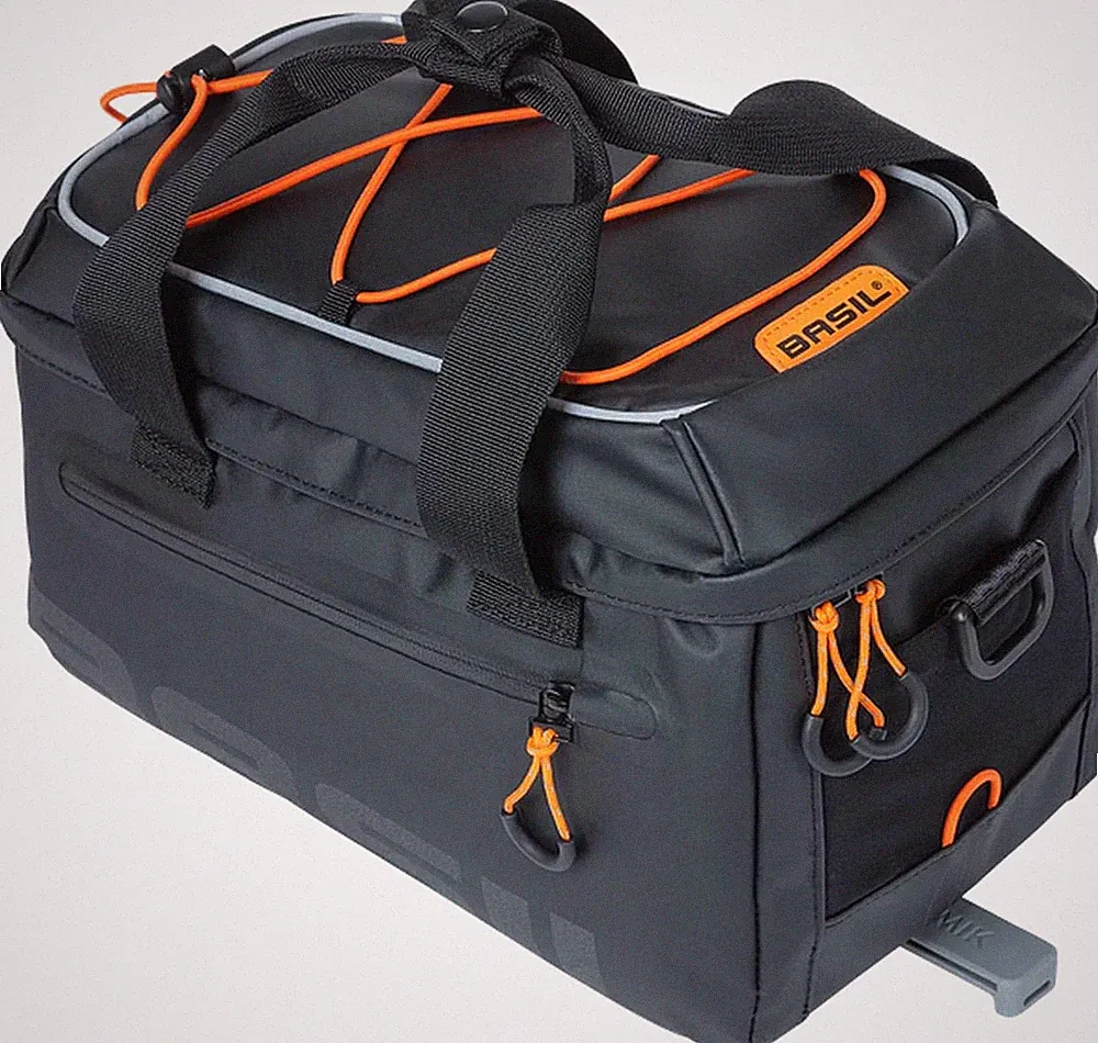 Basil Miles Gepäckträgertasche - inkl. MIK Adapterplatte - Tarpaulin - 7 Liter