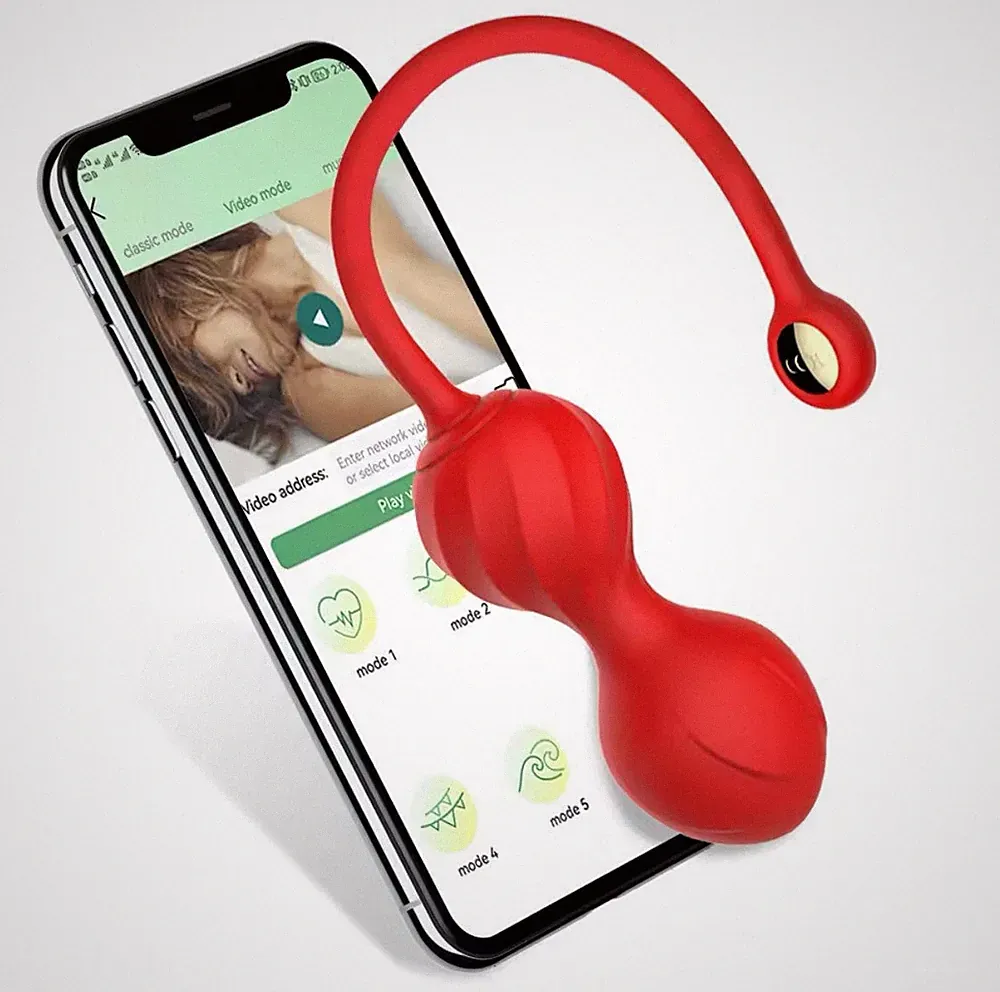 Beckenbodentrainer mit App-Steuerung – Medizinisches Silikon für Kegeltraining