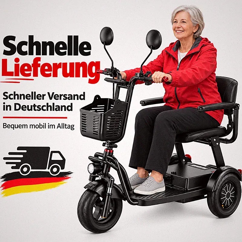 2 Faltbarer Elektroscooter mit Sitz