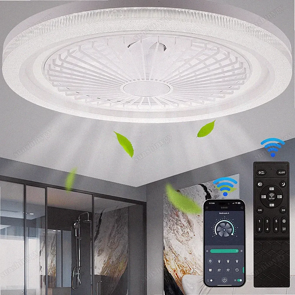 Deckenventilator mit Beleuchtung Deckenleuchte mit Ventilator App Fernbedienung