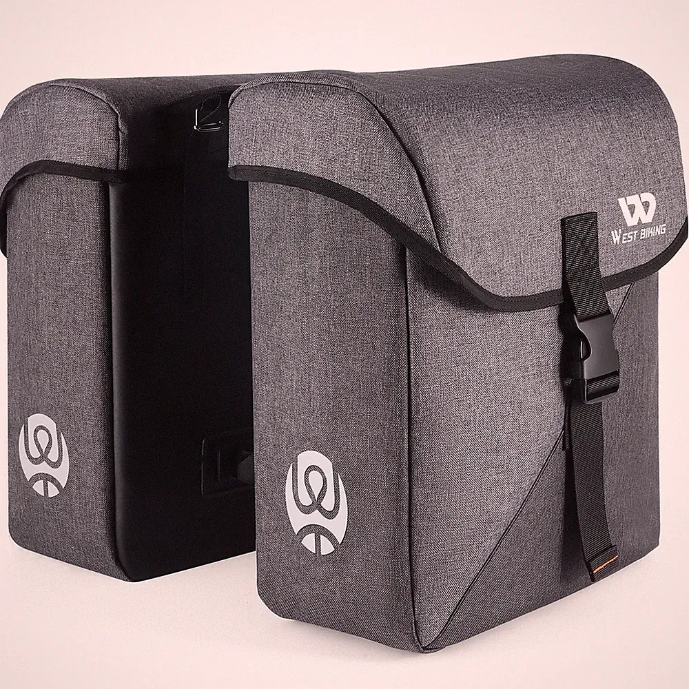 Doppel Fahrradtasche Gepäckträgertasche Satteltasche Wasserdicht Seitentasche DE
