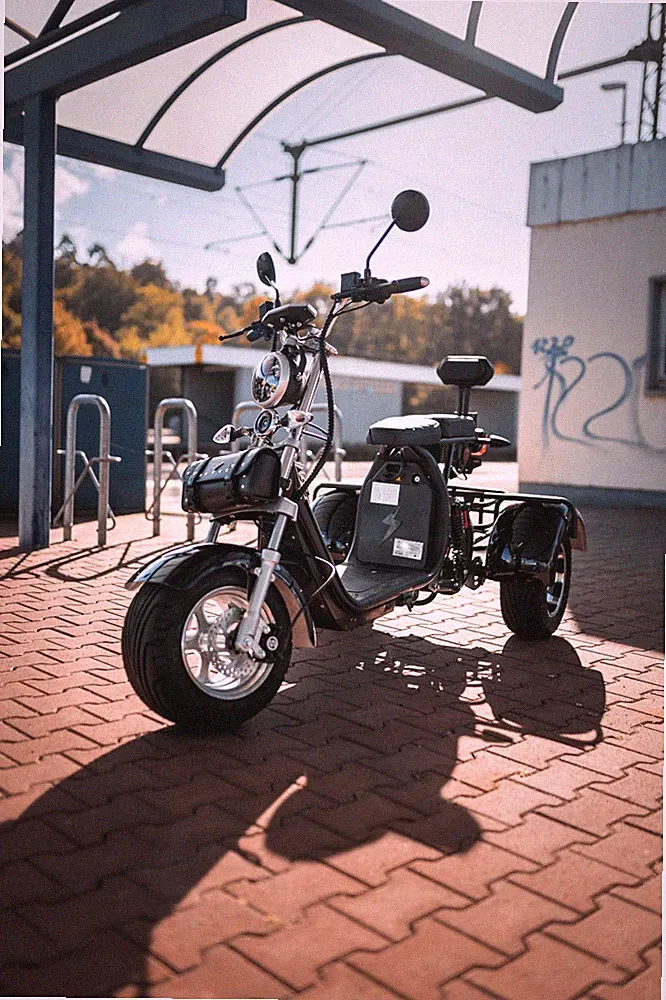 E-Scooter Coco Trike Bike Dreirad 60V 21ah 2000Watt mit Straßenzulassung Roller