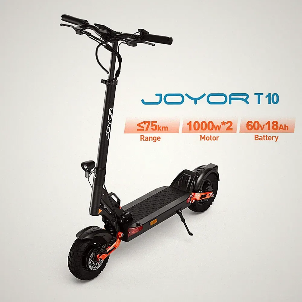 E-Scooter Joyor T10 Dual Motor 2x1000 60V 18Ah 60 Stdkm Offroad Elektroroller