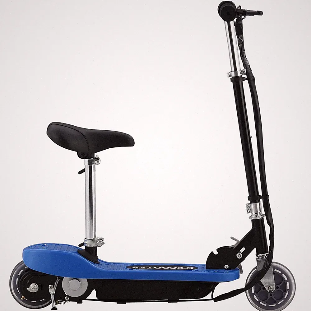E-Scooter mit Sitz 120 W Blau
