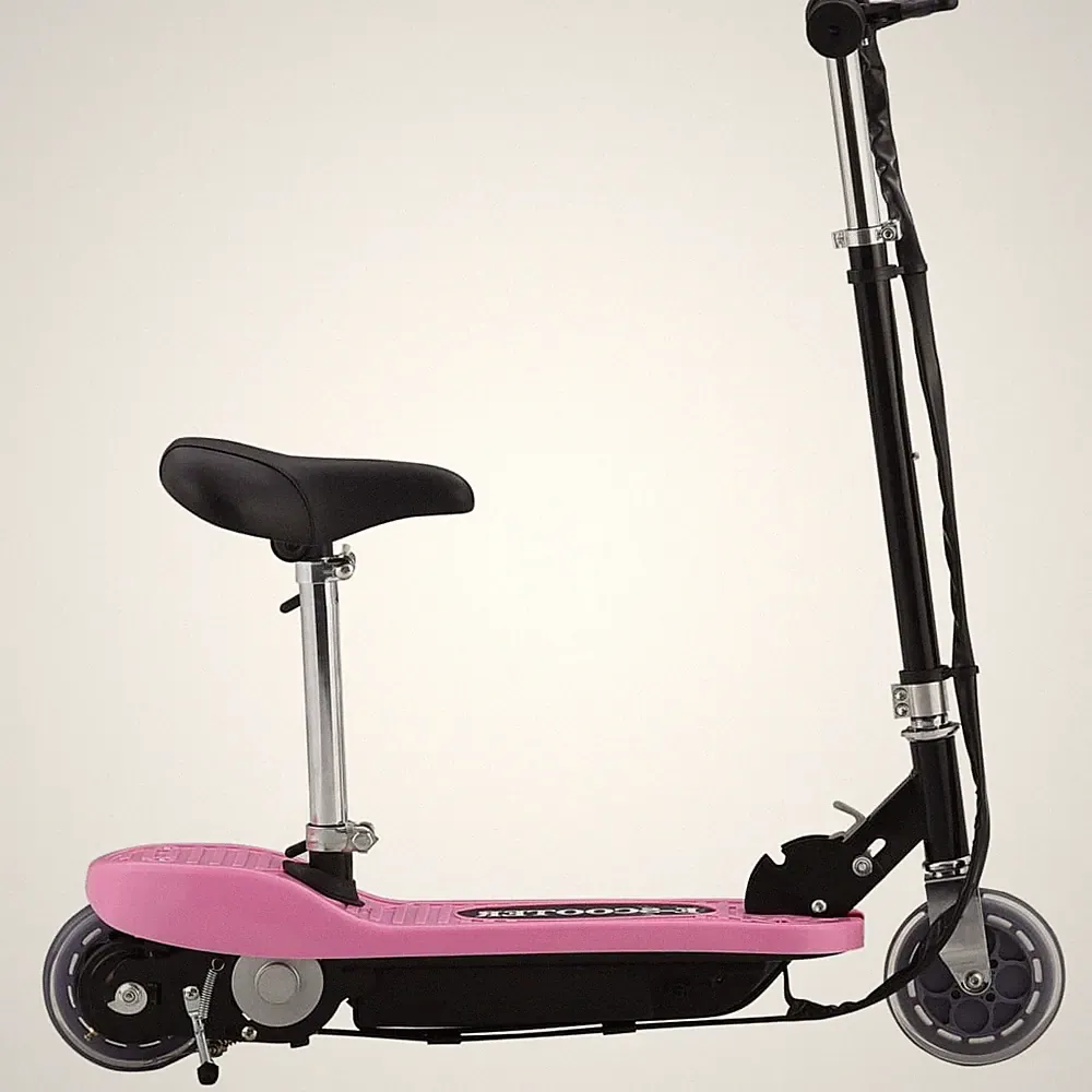 E-Scooter mit Sitz 120 W Rosa