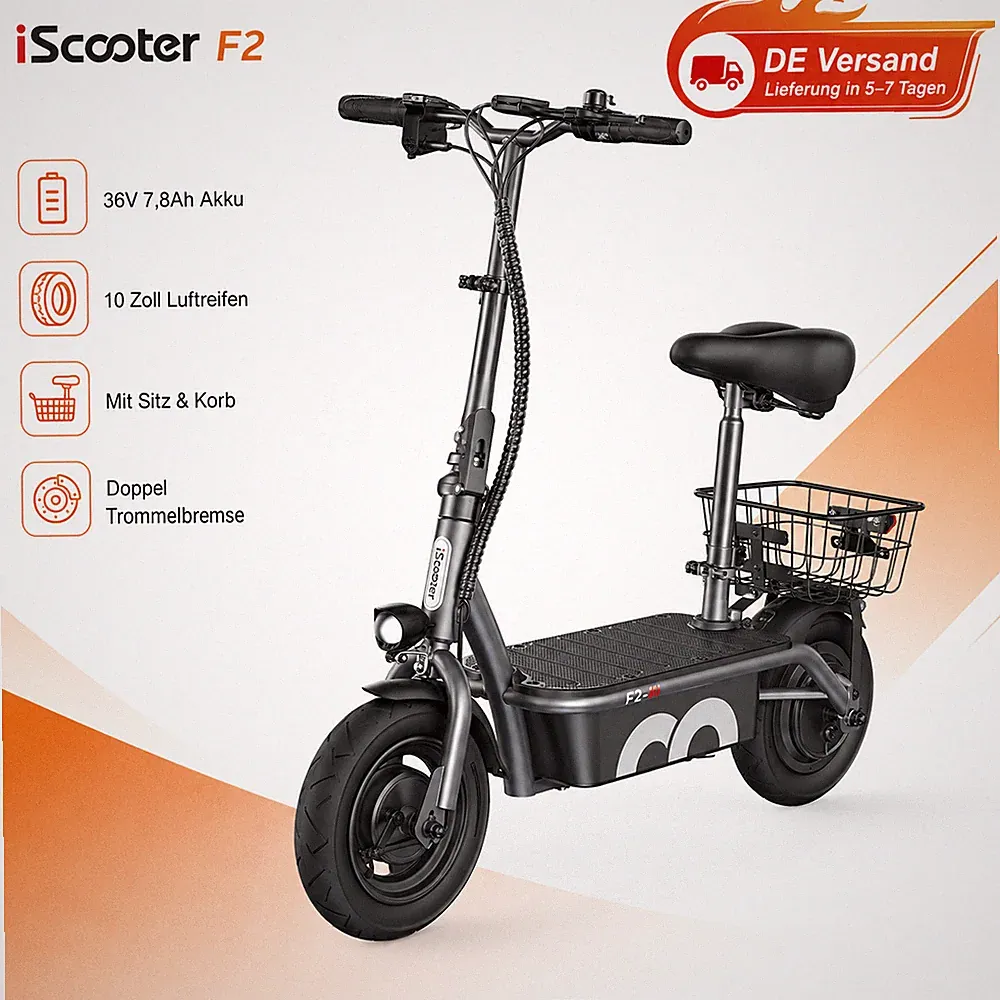 2 E-Scooter mit Sitz