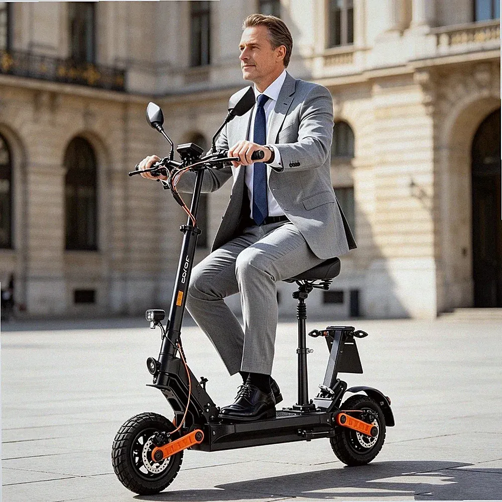 E-Scooter mit Sitz Straßenzulassung Joyor S8E 80KM offroad Elektroroller Mofa