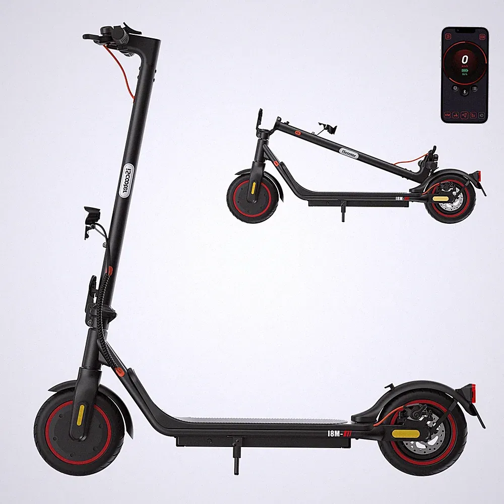 E-Scooter mit Straßenzulassung 350W APP Elektro Scooter Elektroroller 36V5.2Ah