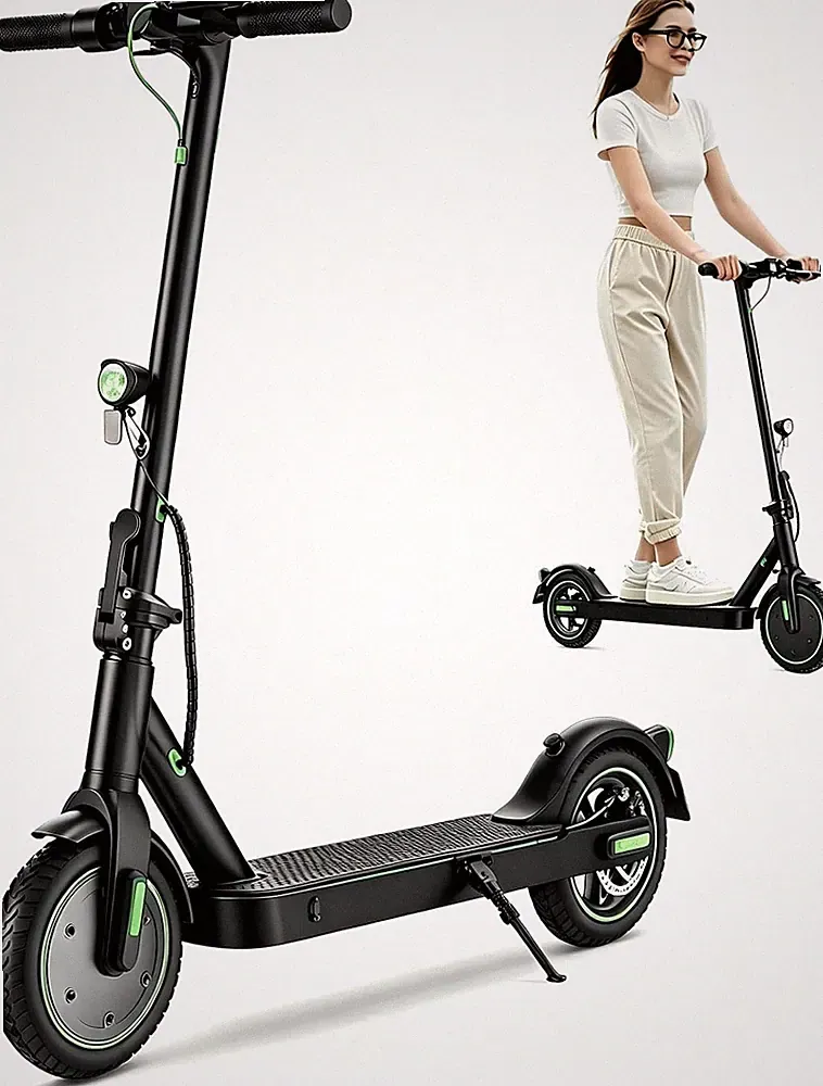 E Scooter Mit Straßenzulassung, 350W Motor E Roller Mit App, Bis 30KM Reichweite
