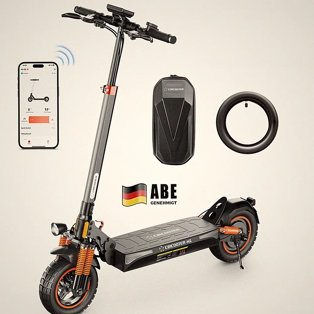E-Scooter Mit Straßenzulassung APP 10 Zoll offroad Faltbare Elektroroller 150KG