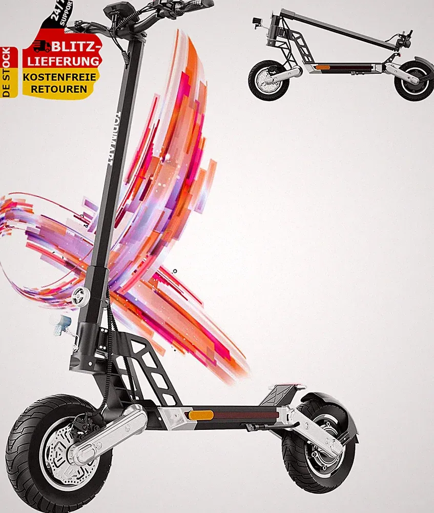 E Scooter Mit Straßenzulassung Fährt 65/85 Km Max. 20Km/H 150Kg Elektroroller