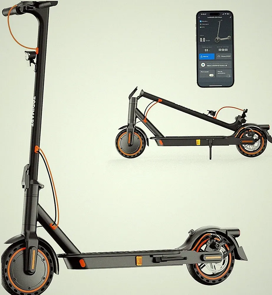 E Scooter Mit Straßenzulassung, Reichweite Von 30-65 Km, Einen Bürstenlosen Moto