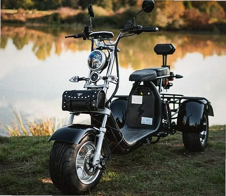 E-Scooter Scooter Elektroroller Roller mit Straßenzulassung StVZO Trike Chopper