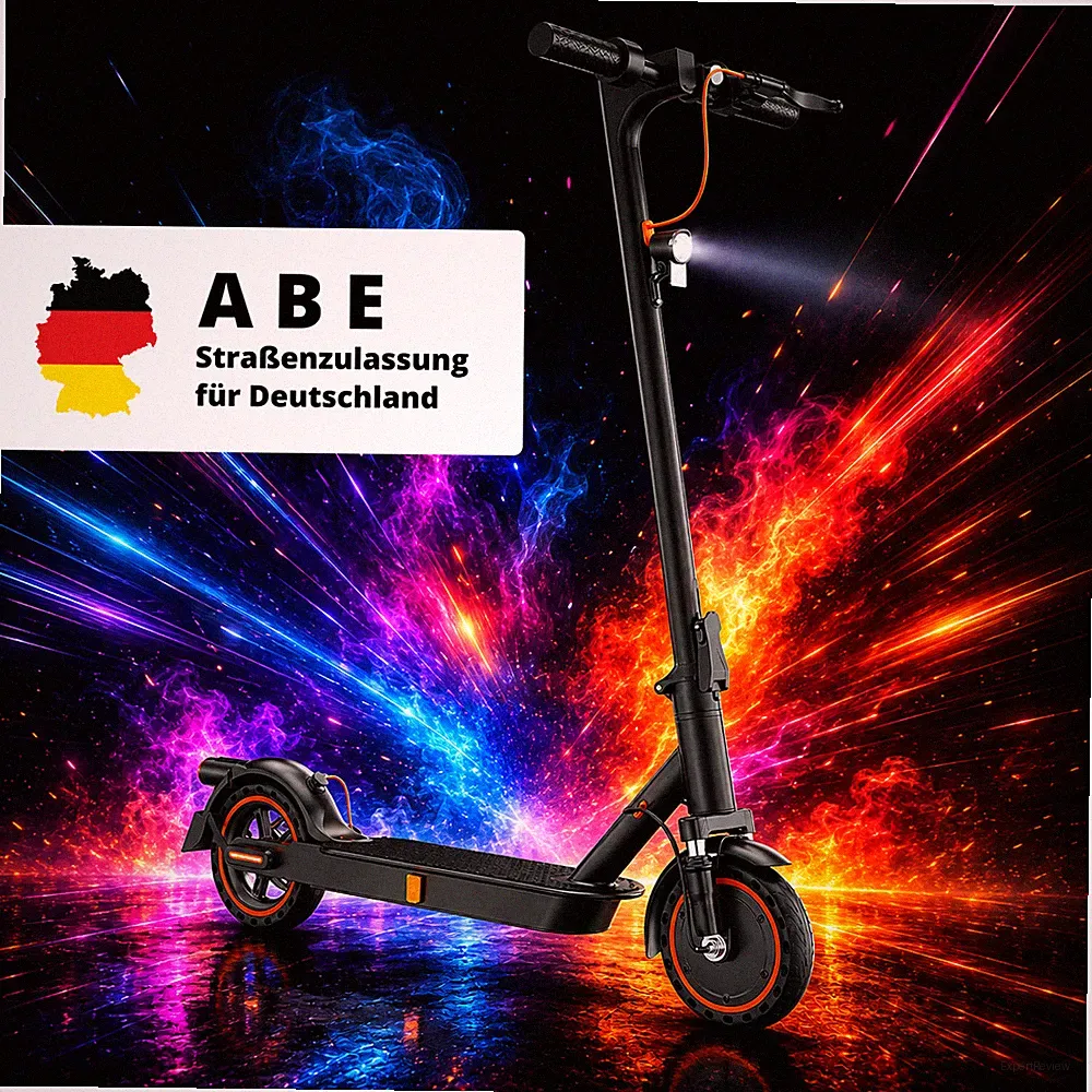 E-Scooter T3A mit ABE Straßenzulassung bis 30km - Elektroroller 8,5 Zoll Faltbar