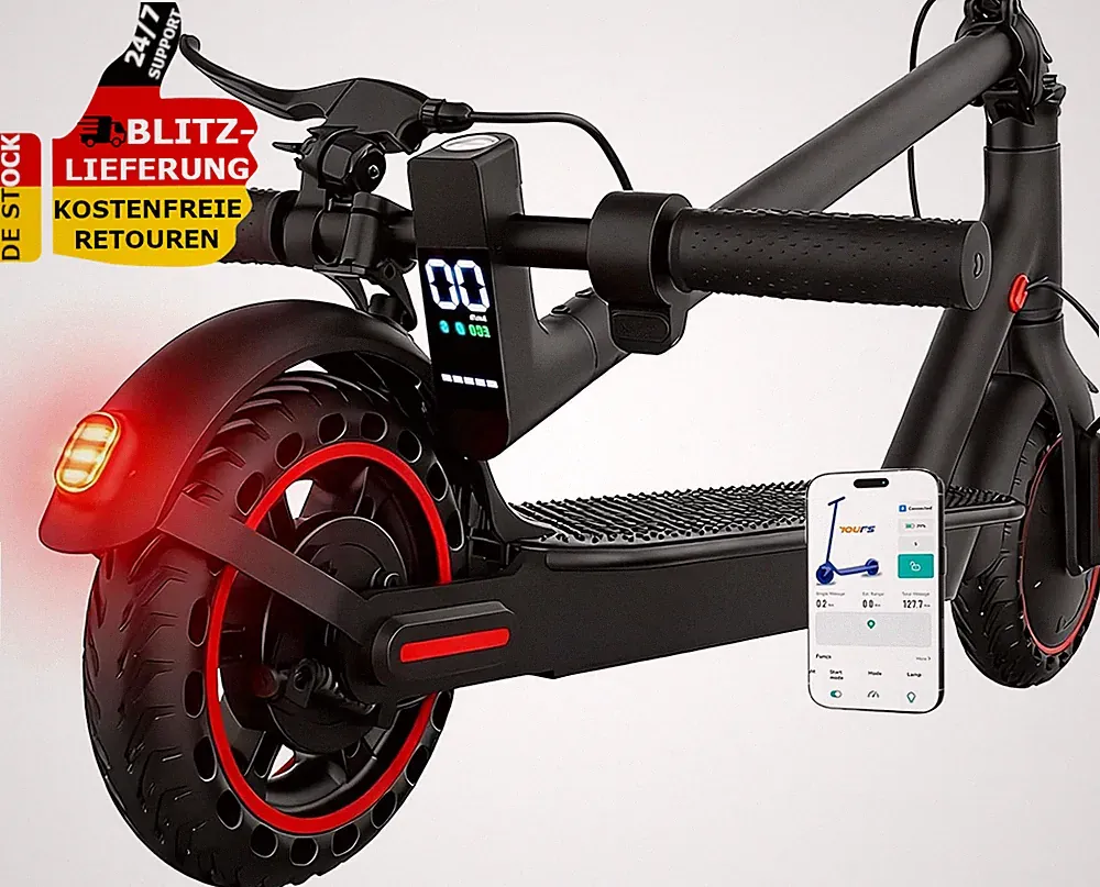 🛴 Elektroroller E-Scooter Straßenzulassung Erwachsene 10,4Ah 35km 120kg