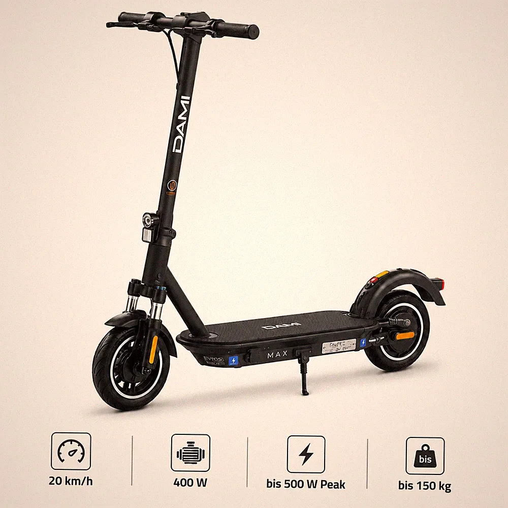 Elektroroller mit Straßenzulassung (ABE), faltbarer E-Scooter für Erwachsene – m