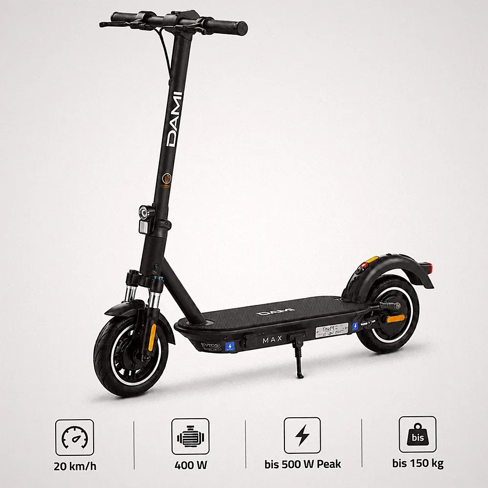 Elektroroller mit Straßenzulassung (ABE), faltbarer E-Scooter für Erwachsene – m
