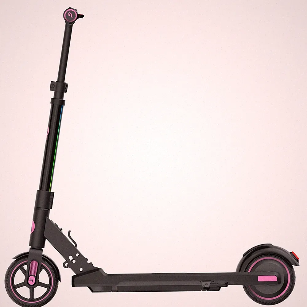 Elektroscooter, 6,5'' Faltbarer E Scooter für Kinder 6-12 Jahren • Pink