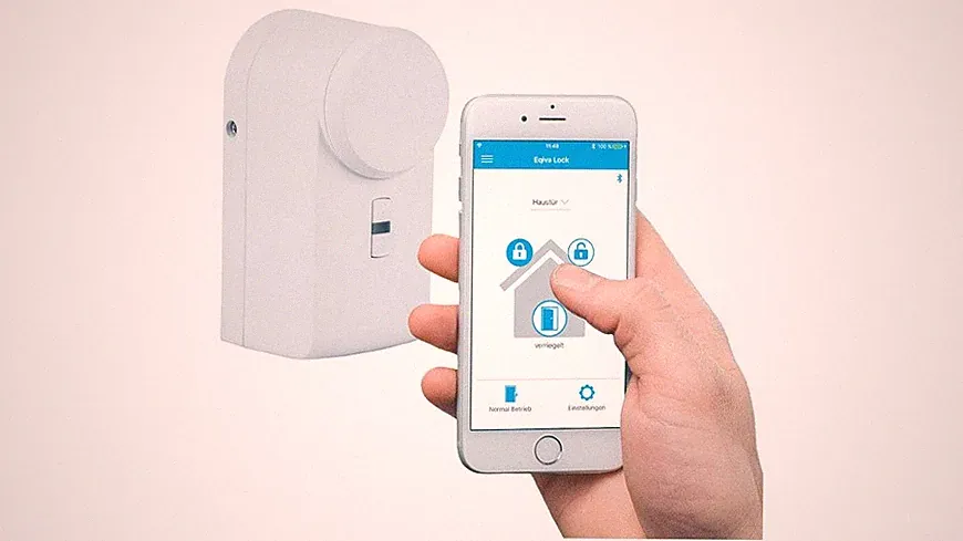 Eqiva BLUETOOTH® Smart Türschlossantrieb mit App-Steuerung, Key-BLE