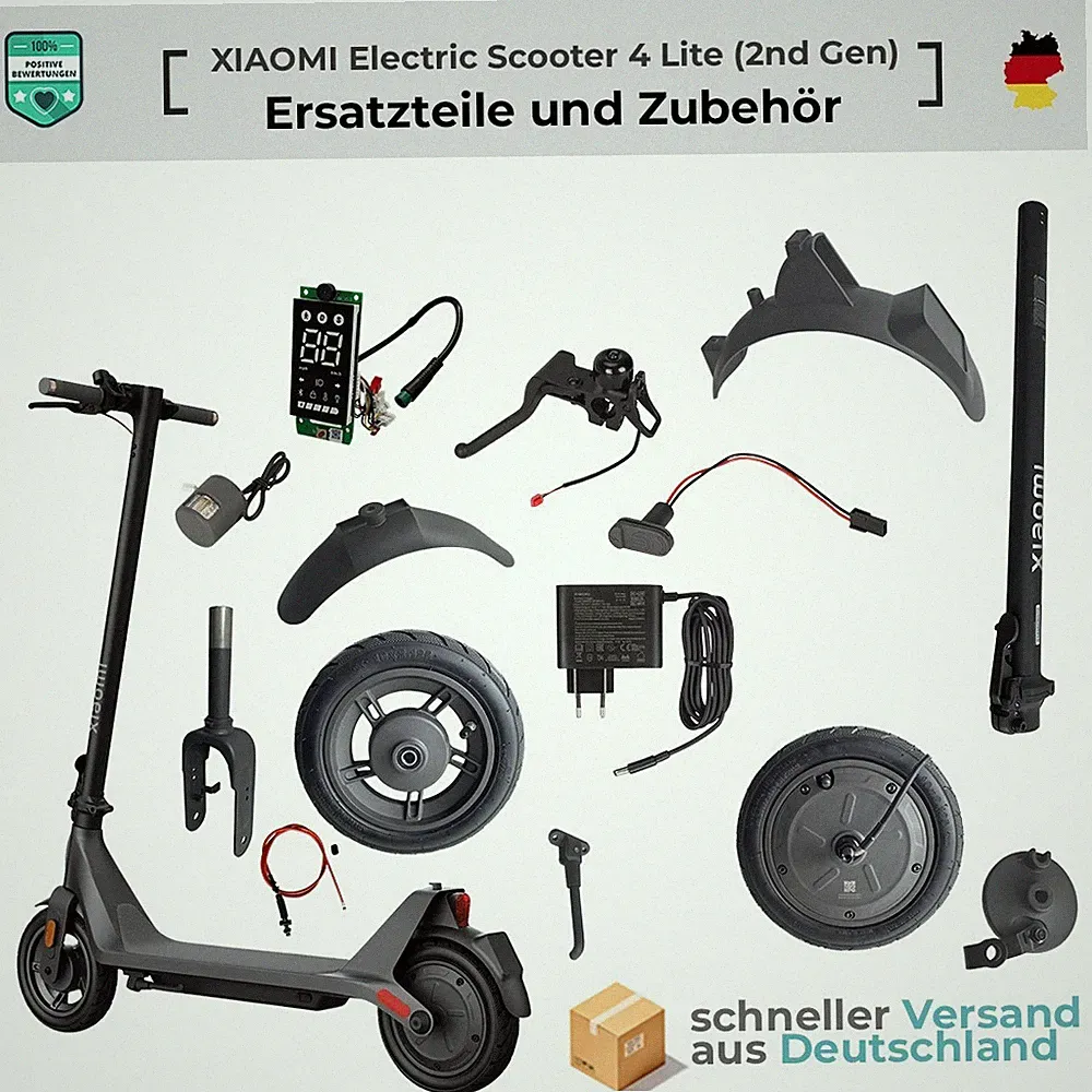 Ersatzteile und Zubehör für Xiaomi Electric Scooter 4 Lite (2nd Gen) E-Scooter