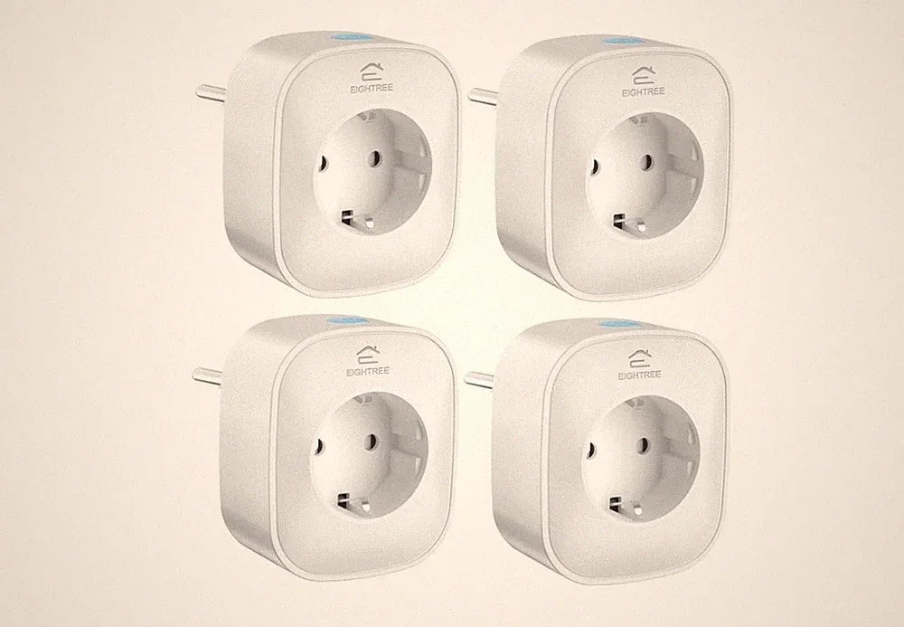 ET 22 WLAN Smart Alexa Steckdose mit Strommessung Smart Home WiFi , 4 Stück