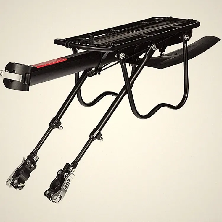 Fahrrad Gepäckträger Alu Hinten 29 Zoll Schwarz 50 kg Tragkraft Zubehör für MTB