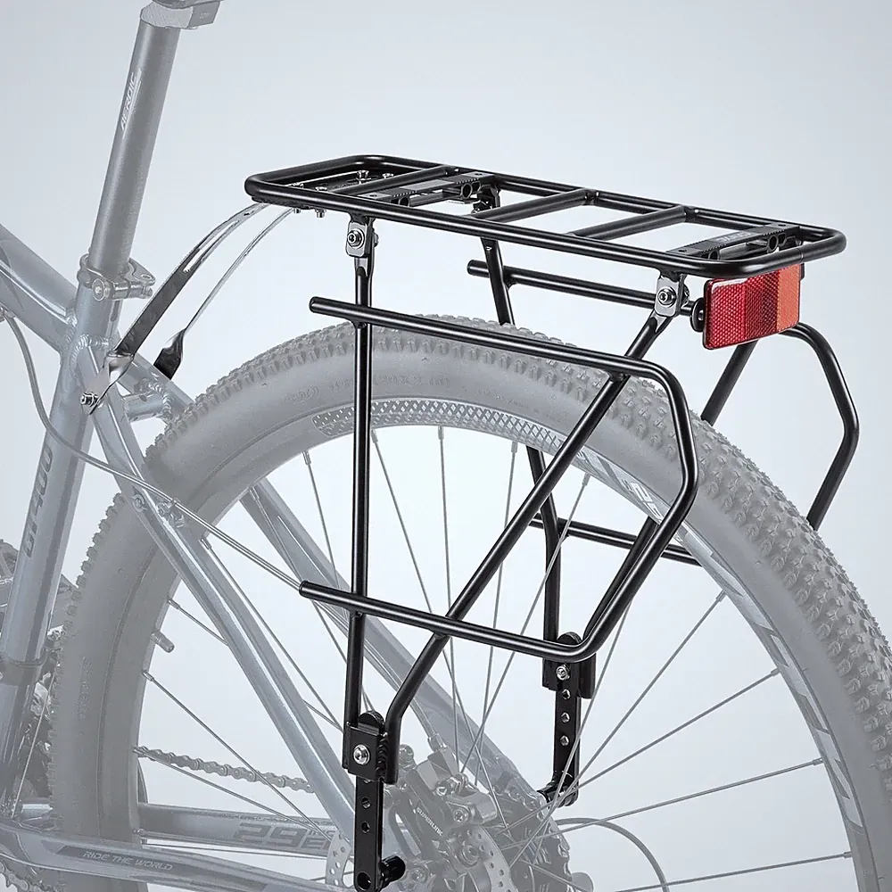 Fahrradgepäckträger Hinten mit Korb und Reflektor 26-29 Zoll bis 27kg Belastbar