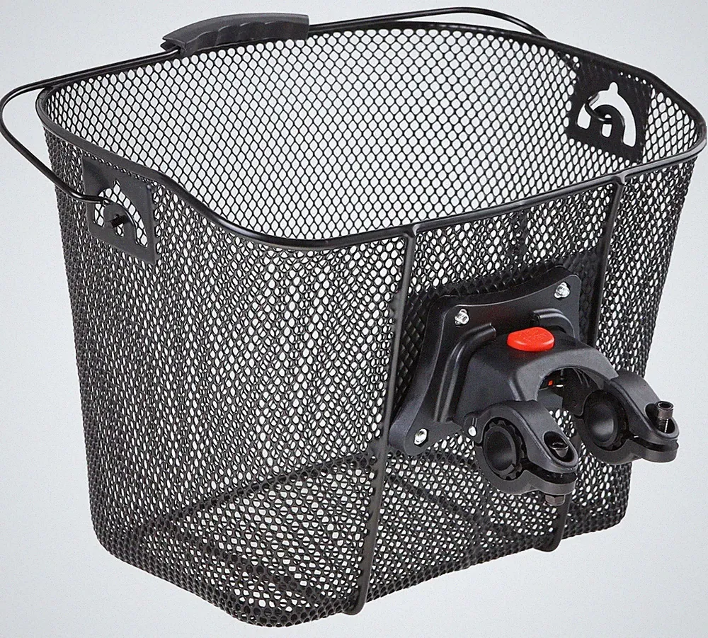 Fahrradkorb Metall Korb Vorne mit Halter abnehmbar Klick-System