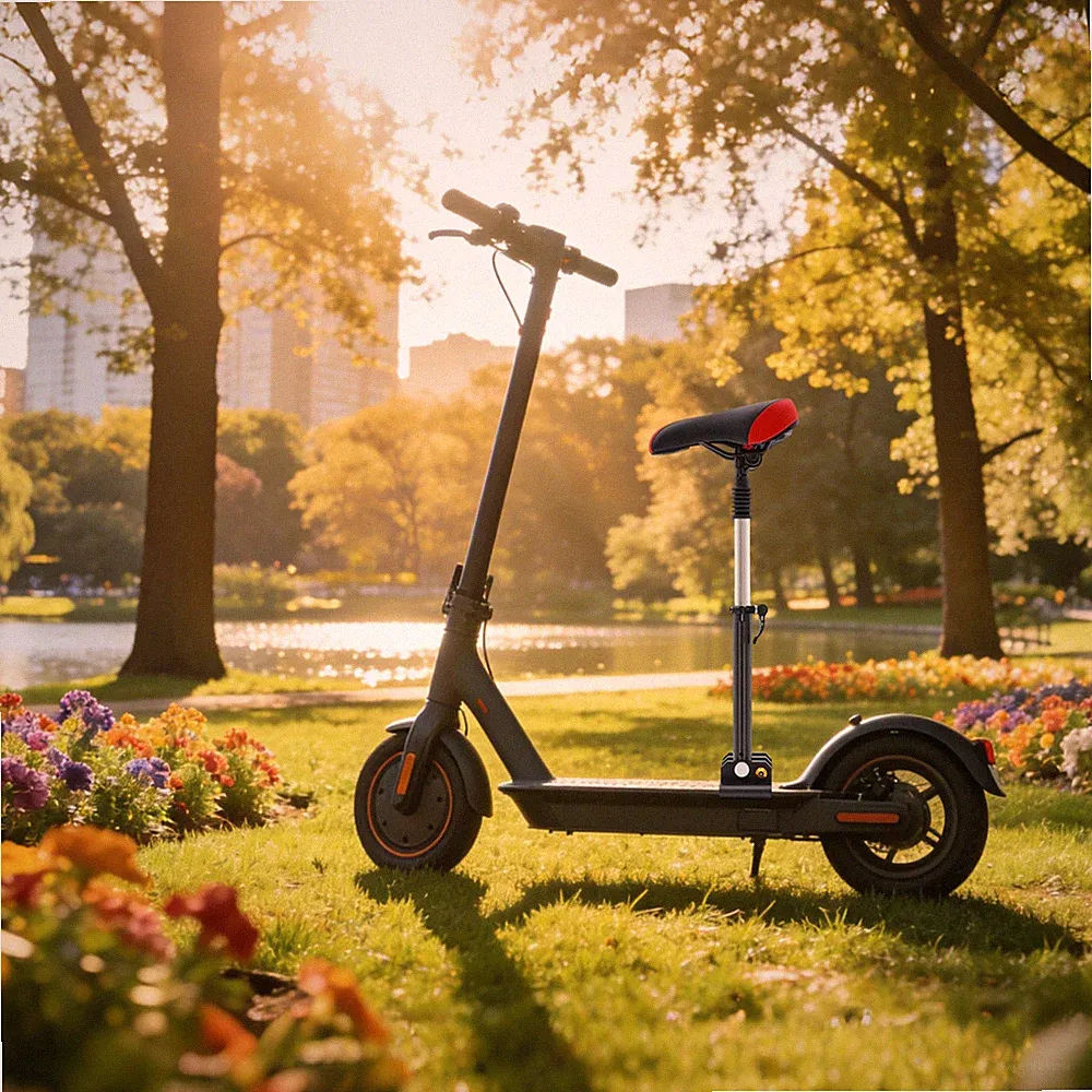 Fahrradsitz Rollersitz Fahrrad Sattel, Universal Klappstuhl Sitz für E Scooter