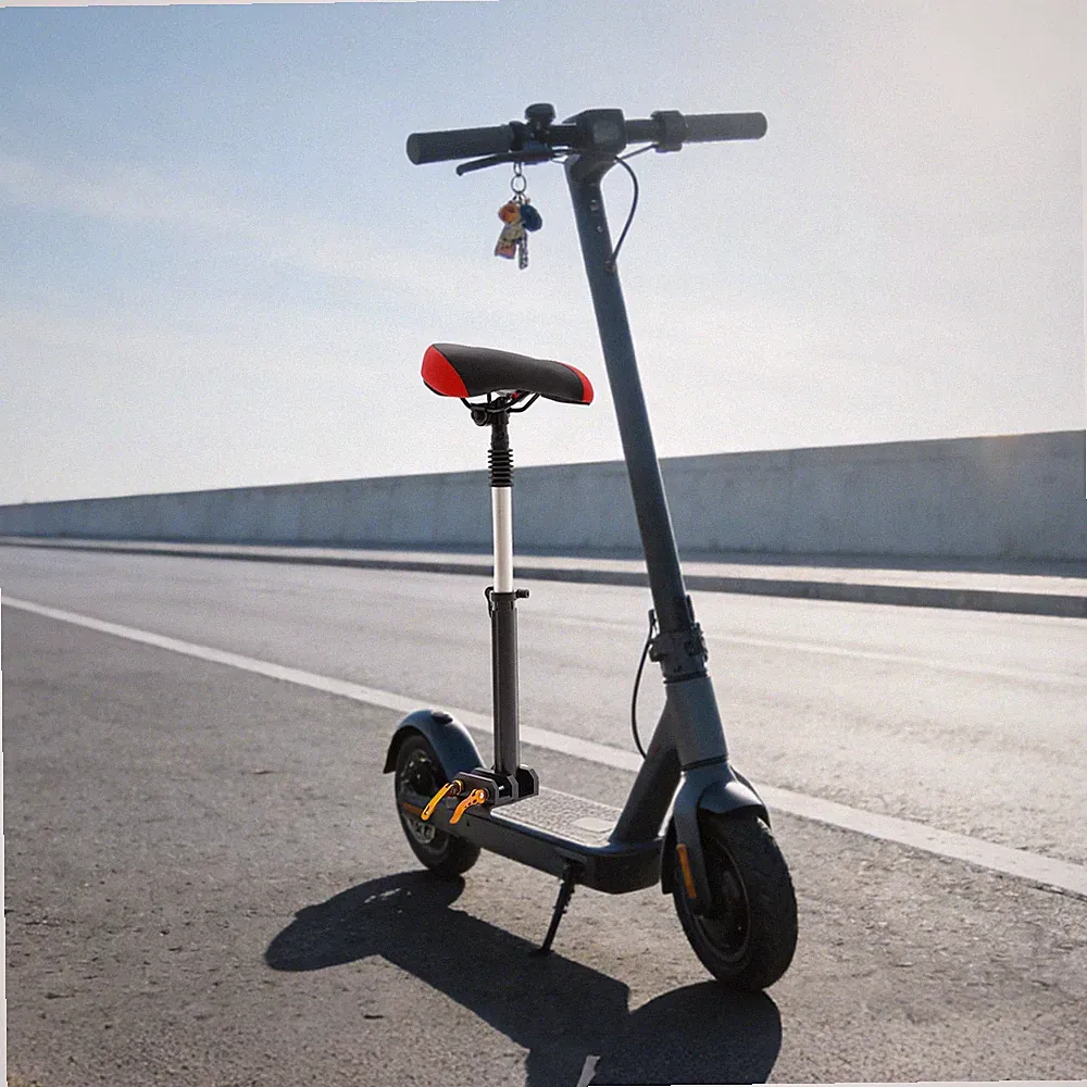Fahrradsitz Rollersitz Fahrrad Sattel, Universal Klappstuhl Sitz für E Scooter