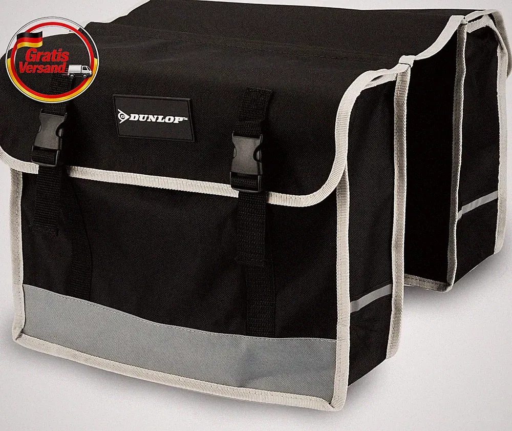Fahrradtasche Doppel wasserdicht Gepäckträgertasche Fahrrad Tasche 36x30x12cm