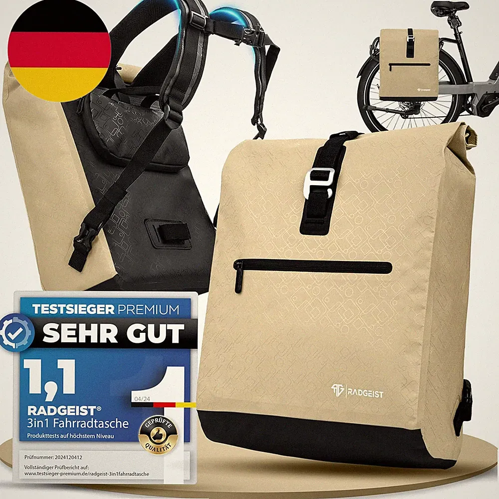 Fahrradtasche Für Gepäckträger I Gepäckträgertasche & Rucksack I Fahrradtasche F
