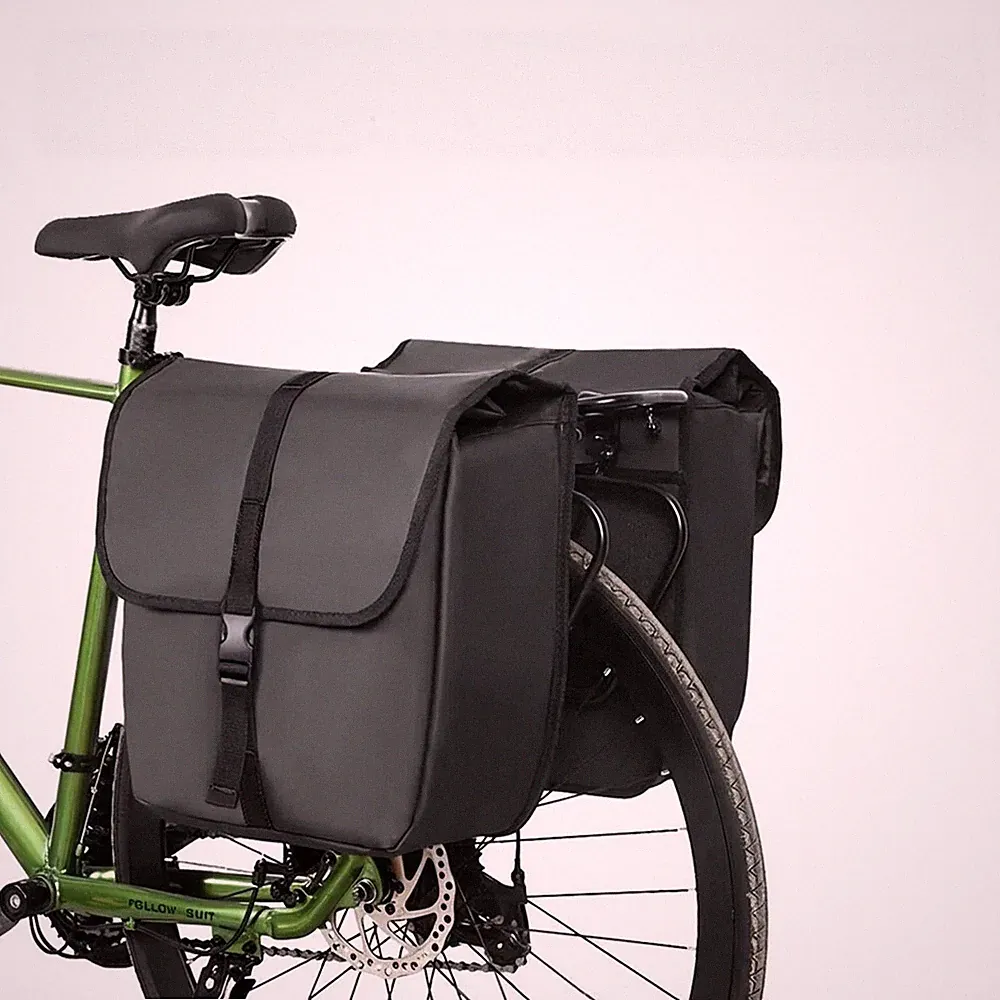 Fahrradtasche Gepäckträger 2er Set 100% wasserdicht groß Hinterrad 39x35x17