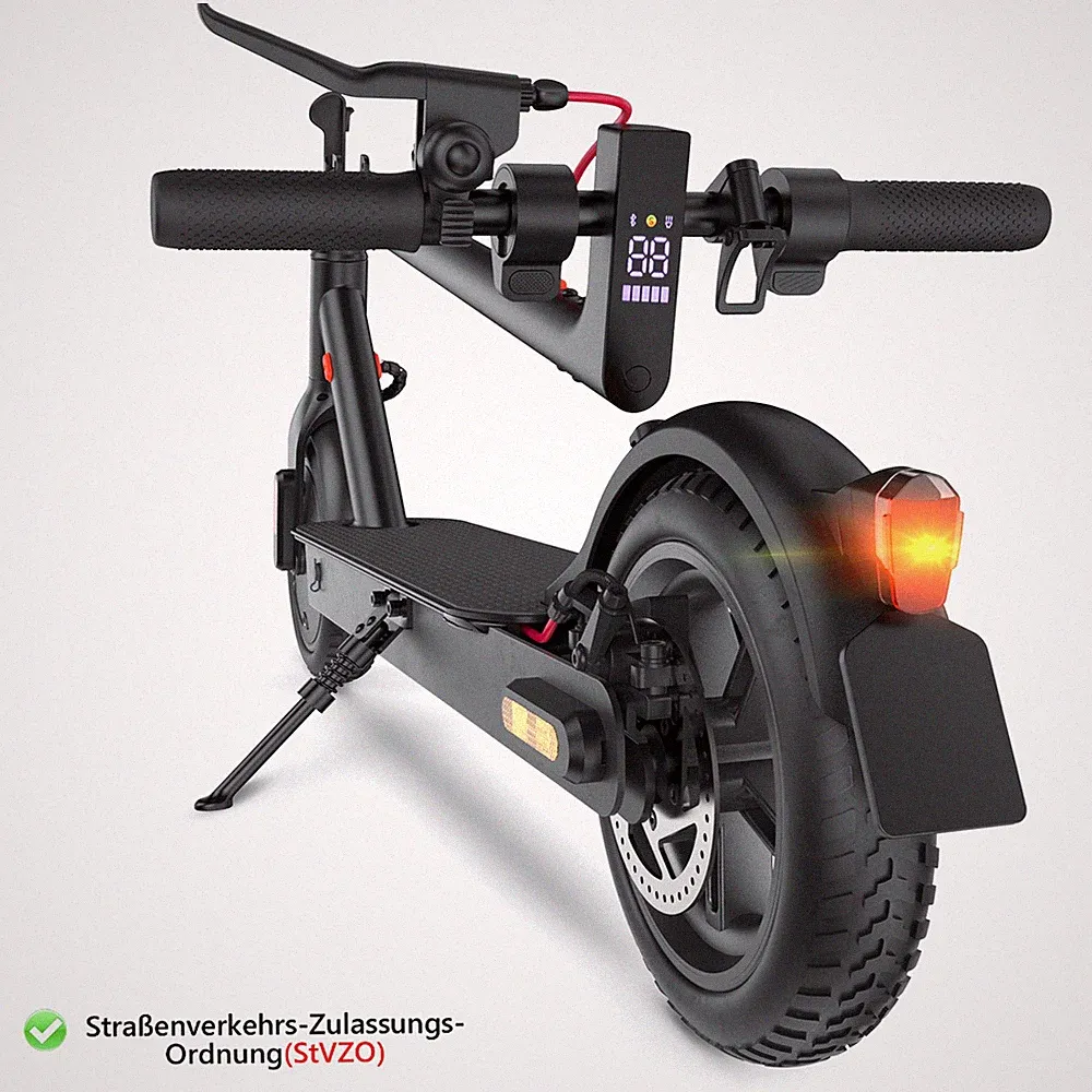 Faltbarer E-Scooter Elektro Scooter bis 120KG APP 20km/h mit Straßenzulassung