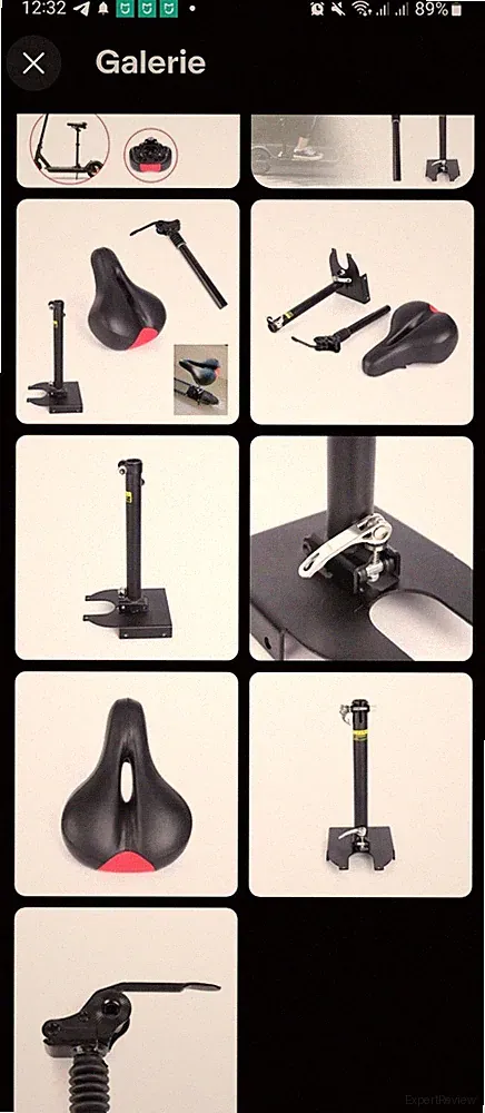Faltbarer Elektrischer Skateboard-sattel Stoßdämpfender Sitz E-scooter Zubehör