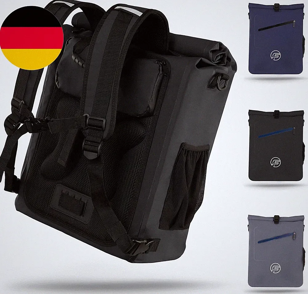 Forrider 3In1 Fahrradtasche Für Gepäckträger Mit Rucksack Wasserdicht 27L I Gepä