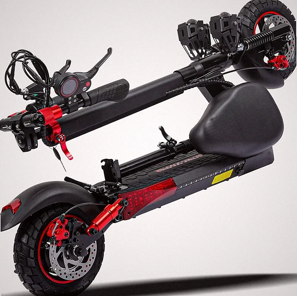 Freeboy 10'' Elektroroller Mit Sitz E-Roller 800W 15Ah E-Scooter OffRoad 45km/h