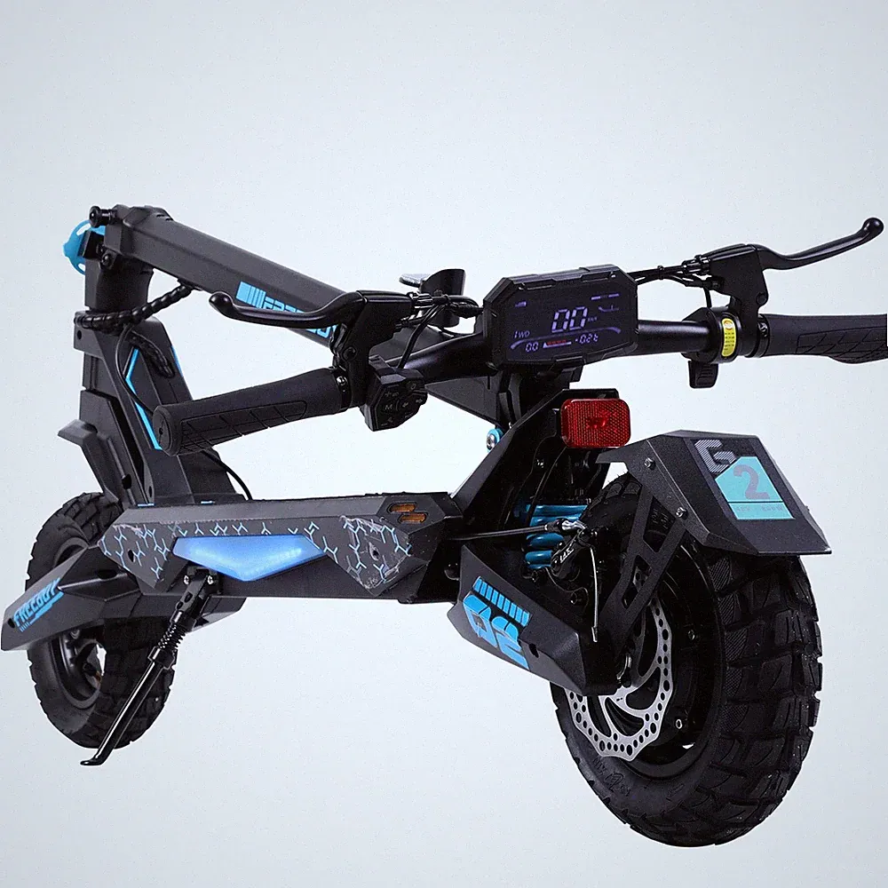 Freeboy G2 Elektroroller 800W 13Ah Offroad E-Scooter 45KM/H 10" Faltbar E-Roller