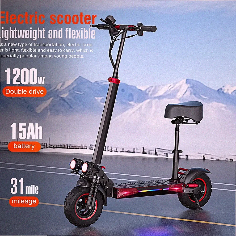 Freeboy J11MAX 1200W Elektroroller 48V/18Ah 50KM Off-Road E-Scooter Faltbar